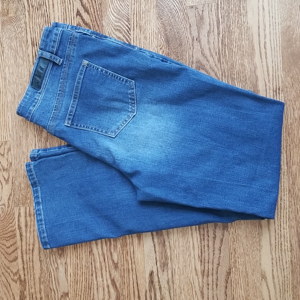 (10) Buffalo David Bitton Boulevard Mid-Rise Straight Leg Stretch Denim Jeans